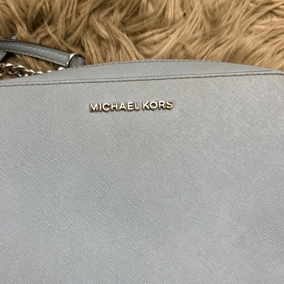 Michael Kors Sky Blue Crossbody Bag - Picture 6 of 15